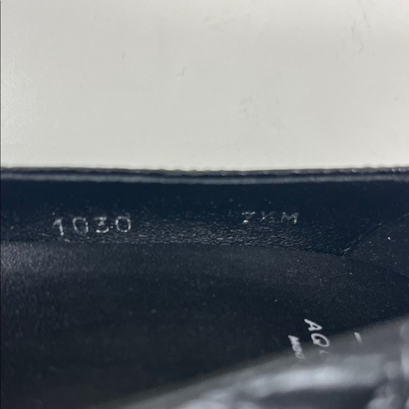 New Aquatalia Peony Croc Embossed Pump in Black Size 7.5 - Picture 9 of 9